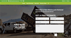Desktop Screenshot of nmjunkremoval.com